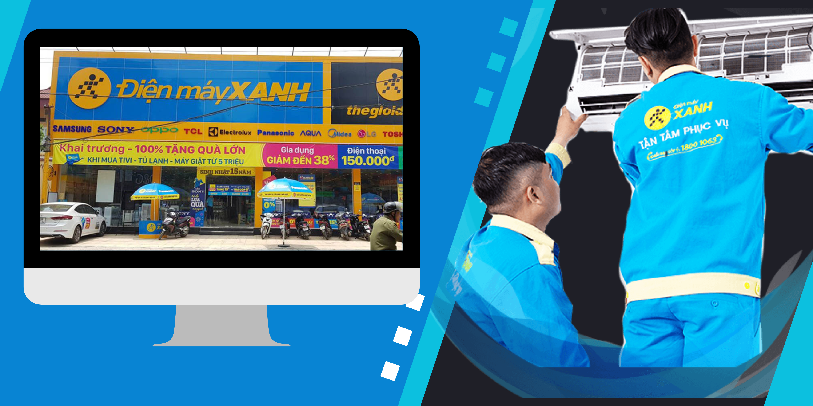 Sửa Tivi Tại Nhà TP.HCM Uy Tín tại nhà TP.HCM - Dịch vụ Máy Xanh Support kiểm tra kỹ, bảo hành rõ ràng